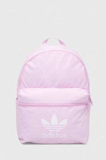 Ruksak adidas Originals dámsky, ružová farba, veľký, s potlačou