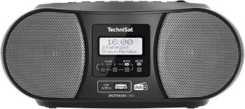 TechniSat DIGITRADIO 1990 CD-rádio DAB+, FM AUX, Bluetooth, CD, DAB+, UKW, USB  s USB nabíjačkou, funkcia alarmu čierna
