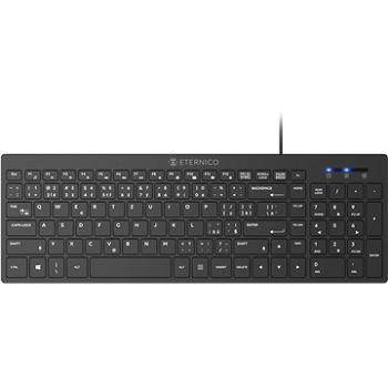 Eternico Home Keyboard Wired KD2021 čierna – CZ/SK (AET-KD2021CSBN)