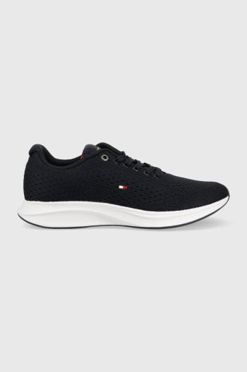 Tenisky Tommy Hilfiger LIGHTWEIGHT RUNNER KNIT tmavomodrá farba, FM0FM04700