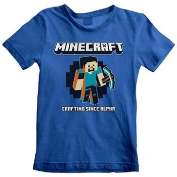 Minecraft – Crafting Since Alpha – detské tričko (GMERCHc0924nad)