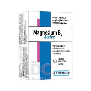 GENERICA Magnesium B6 Active 60TBL