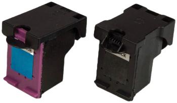 MultiPack HP F6U68AE, F6U67AE - kompatibilná cartridge HP 302-XL, čierna + farebná, 1x15ml/1x14ml
