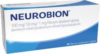 Neurobion 100 mg/50 mg/1 mg, 30 tabliet