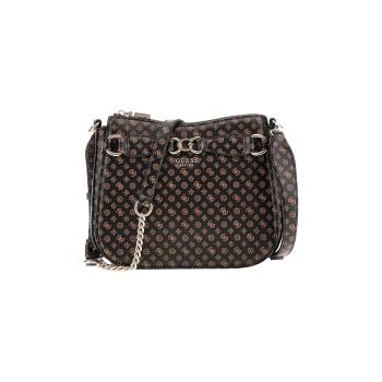 Guess  ARLENA LOGO CROSSBODY HOBO  Tašky cez rameno Hnedá