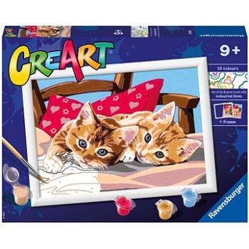 Ravensburger Kreatívne a výtvarné hračky 201945 CreArt Dve maznavé mačiatka (4005556201945)