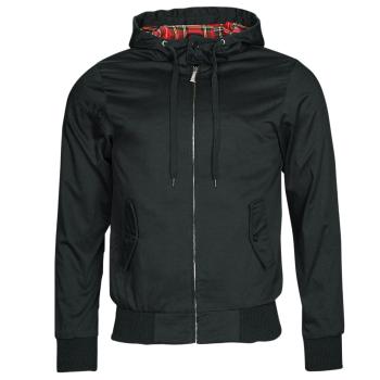 Harrington  HGO HOODED RECYCLED  Bundy Čierna