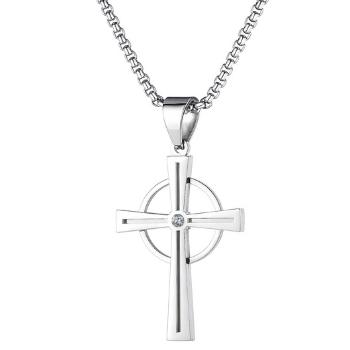 Náhrdelník Modern Cross Strieborná KP22856