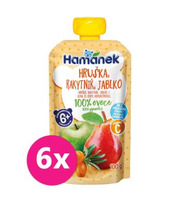 6x HAMÁNEK Hruška, rakytník, jablko 100 g