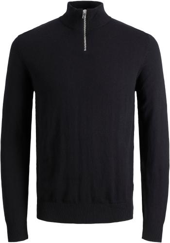 Jack&Jones Pánsky sveter JJEEMIL 12189339 Black M