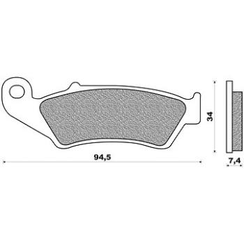 NEWFREN brzdové doštičky (zmes OFF ROAD DIRT RACE SINTERED) (2 ks) M502-417