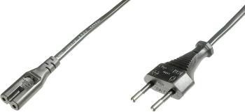Digitus napájací prepojovací kábel [1x Euro zástrčka - 1x IEC C7 zásvuka] 1.20 m čierna