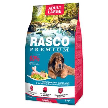 Granule RASCO Premium Adult Large kuře s rýží 3 kg