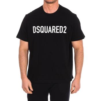 Dsquared  S74GD1184-S23009-900  Tričká s krátkym rukávom Čierna