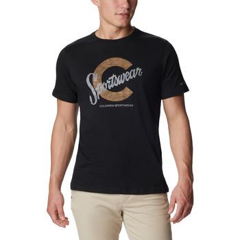 Columbia  Tielka a tričká bez rukávov Graphic Casual  Čierna