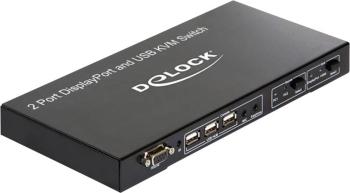 Delock 11367 2 porty prepínač KVM  DisplayPort USB 1920 x 1080 Pixel