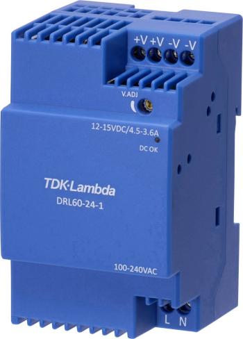 TDK-Lambda DRL60-12-1 sieťový zdroj na montážnu lištu (DIN lištu)  12 V 4.5 A 54 W