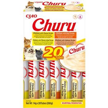 Ciao Churu Cat BOX kurací a hovädzí výber 20× 14 g (4262365731289)