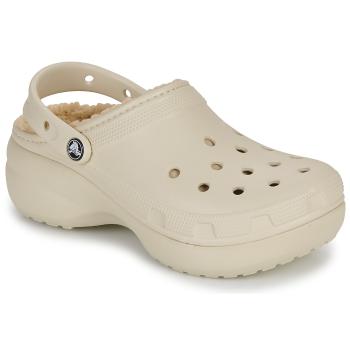 Crocs  Classic Platform Lined Clog W  Nazuvky Béžová