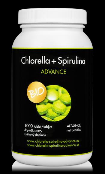 Advance Chlorella + Spirulina BIO 1000 tabliet