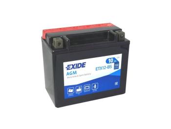 Batéria motocyklová 12V/10Ah EXIDE ETX12-BS