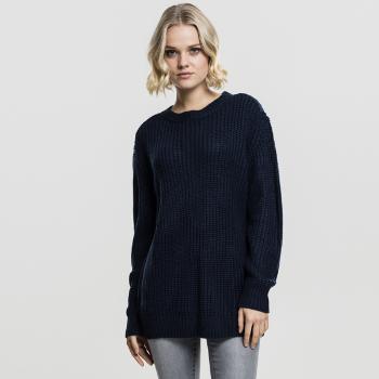 Dámsky sveter Urban Classics Ladies Basic Crew Sweater navy - XS