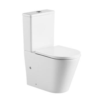 MEREO - WC kombi vario odpad, kapotované, RIMLESS, 605x380x825mm, keramické, vr. nádržky a sedátka VSD91S2