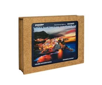 PUZZLER DREVENE FAREBNE PUZZLE - MANAROLA V TALIANSKU /5714326/