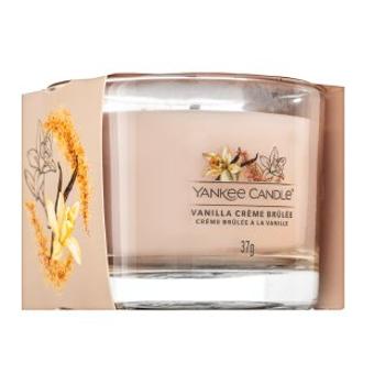 Yankee Candle Vanilla Creme Brulee votívna sviečka 37 g