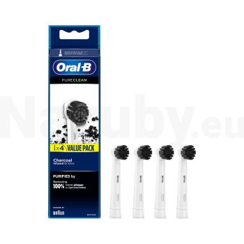 Oral-B EB 20-4 PureClean Charcoal náhradné hlavice 4 ks