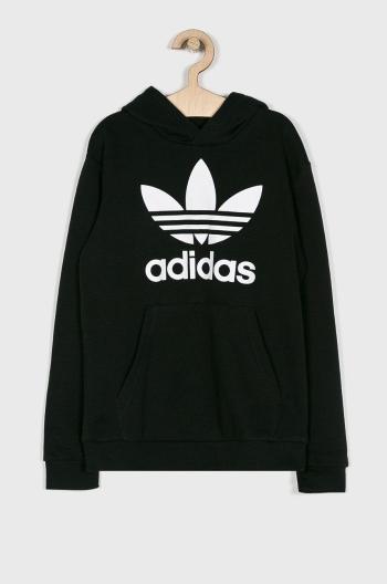 Mikina adidas Originals DV2870 čierna farba, s potlačou