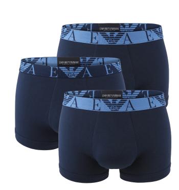 EMPORIO ARMANI - boxerky 3PACK stretch cotton fashion marine combo colore - limited edition-L (86-91 cm)