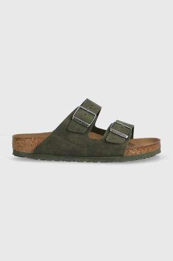 Šľapky Birkenstock Arizona pánske, zelená farba, 1024550