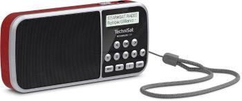 TechniSat Techniradio RDR vreckové rádio DAB+, FM AUX, USB  vreckové svietidlo čierna, červená