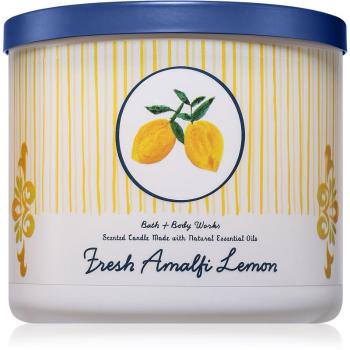 Bath & Body Works Fresh Amalfi Lemon vonná sviečka 411 g