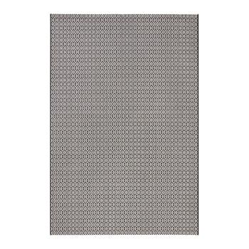 Čierno-biely vonkajší koberec NORTHRUGS Coin, 140 x 200 cm