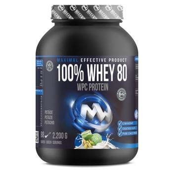 MAXXWIN 100% Whey protein 80 pistácie 2200 g