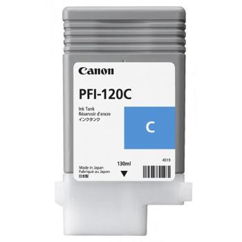 CANON PFI-120 C - originálna cartridge, azúrová, 130ml