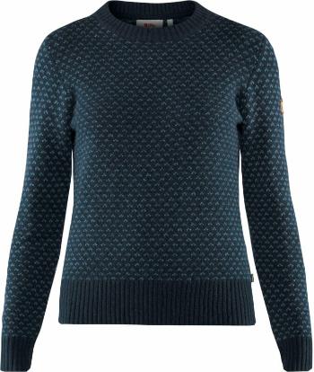 Fjällräven Outdoorová mikina Övik Nordic Sweater W Dark Navy M