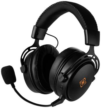 Deltaco Gaming GAM-109 herný headset jack 3,5 mm, bezdrôtový 2,4 GHz bezdrôtový cez uši čierna stereo