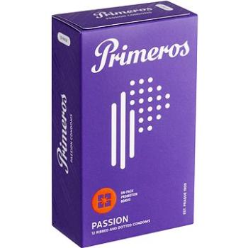 PRIMEROS Passion s vrúbkami a výčnelkami 12 ks (8594068385213)