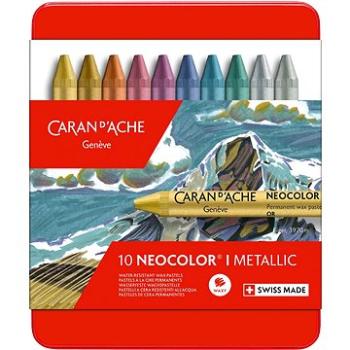 CARAN DACHE Neocolor I 10 metalických farieb (7004.310)