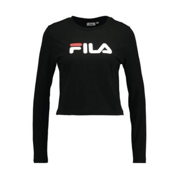 Fila  MARCELINE CROPPED LS SHIRT  Tričká a polokošele Čierna