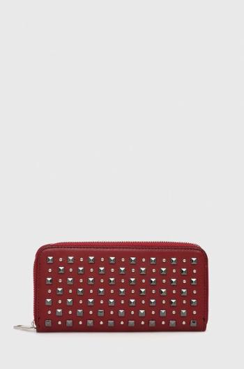 Kožená peňaženka Answear Lab dámsky, červená farba