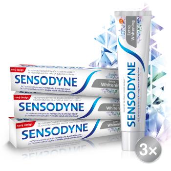Sensodyne Extra Whitening Zubná pasta 3 x 75 ml