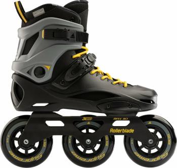 Rollerblade RB 110 Kolieskové korčule Black/Saffron Yellow 47