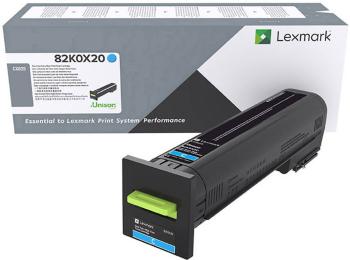 Lexmark toner  CX825 82K0X20 originál zelenomodrá 22000 Seiten
