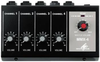 Monacor MMX-4 4-kanálová mikrofónny zmiešavač