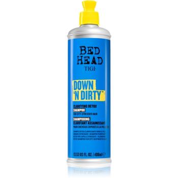 TIGI Bed Head Down'n' Dirty čiastiaci detoxikačný šampón na každodenné použitie 400 ml