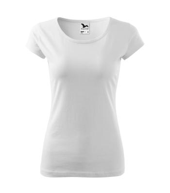 MALFINI Dámske tričko Pure - Biela | XXXL